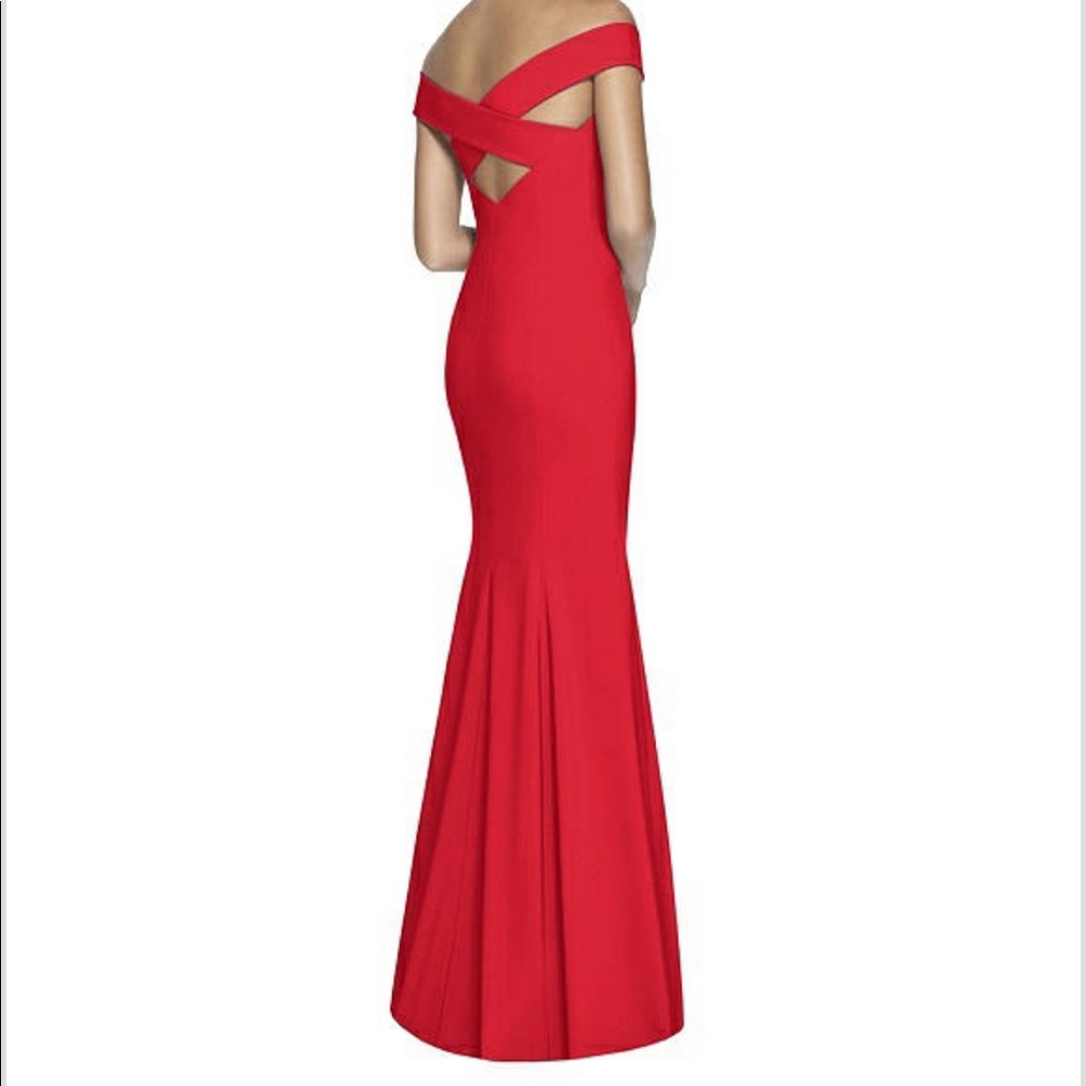 Dessy Collection style 3012 Parasian Red color